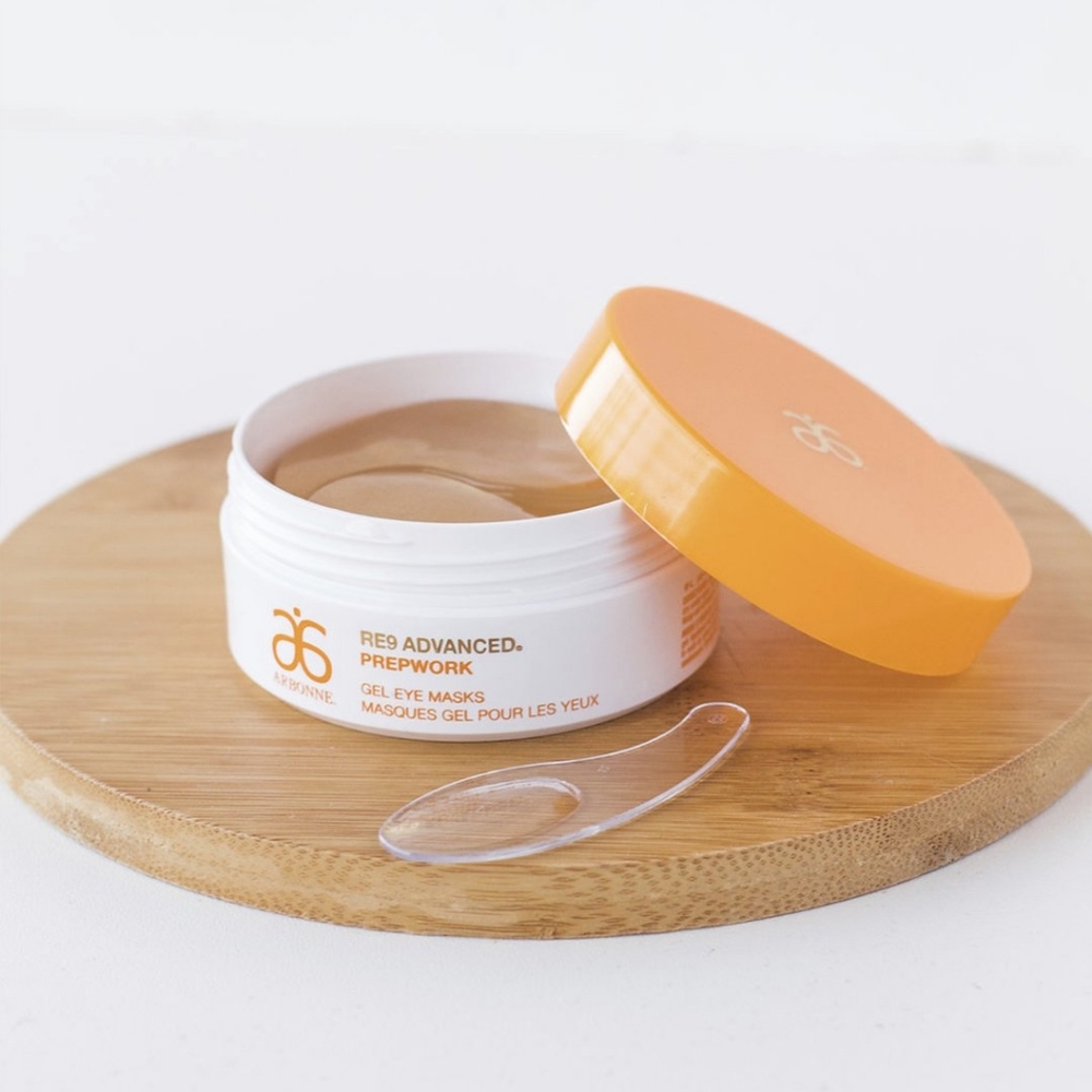 Arbonne pre-workout eye masks